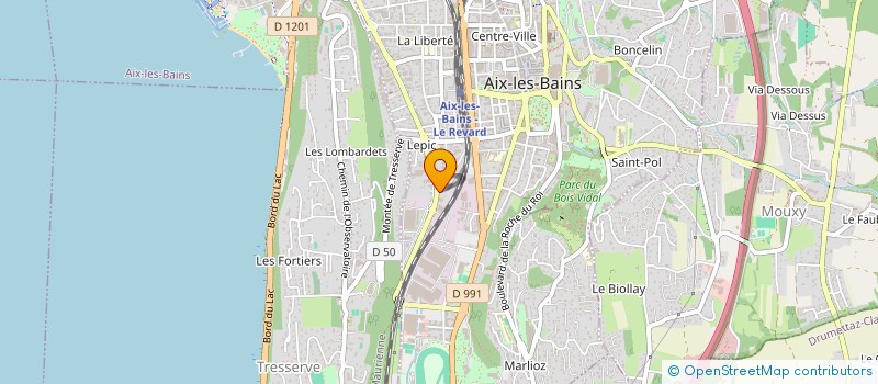 localisation de l'entreprise ODALLETON  AIX-LES-BAINS