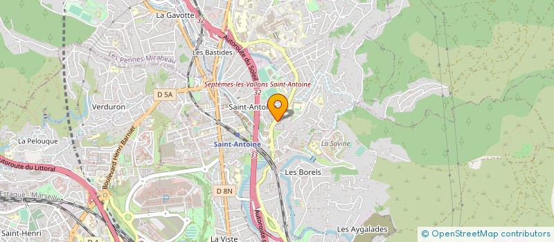 localisation de l'entreprise ODALYS SERVICES à MARSEILLE