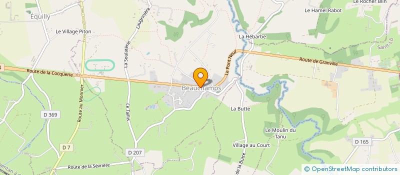 localisation de l'entreprise ODANILE  BEAUCHAMPS