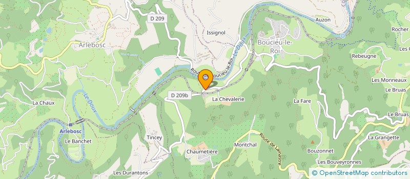 localisation de l'entreprise ODANT  BOUCIEU-LE-ROI