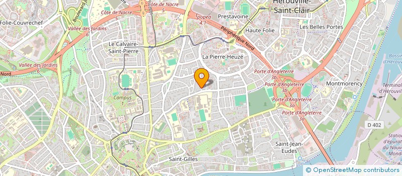localisation de l'entreprise ODAP CONSEILS à CAEN
