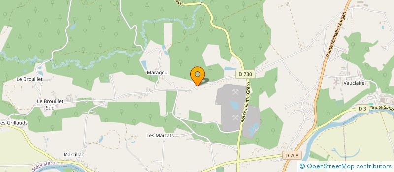 localisation de l'entreprise ODARCHA  MONTPON-MENESTEROL