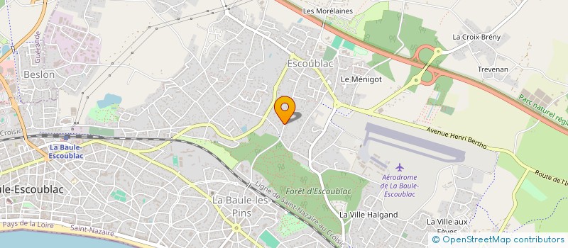 localisation de l'entreprise ODAS à LA BAULE-ESCOUBLAC