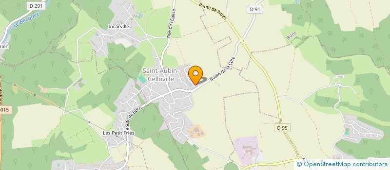 localisation de l'entreprise ODAS IMMOBILIER  SAINT-AUBIN-CELLOVILLE