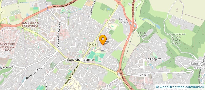 localisation de l'entreprise ODASS à BOIS-GUILLAUME