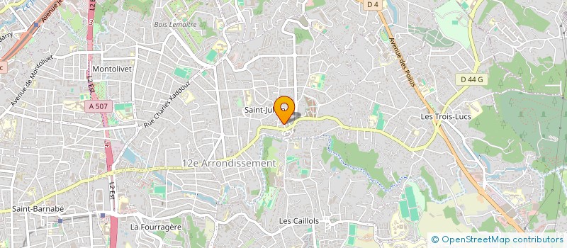 localisation de l'entreprise ODAX à MARSEILLE