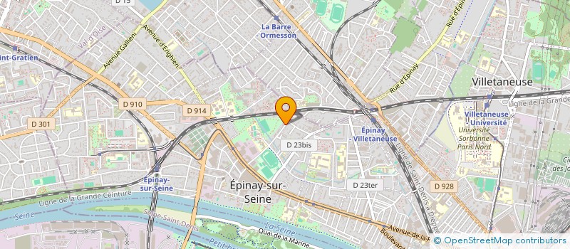 localisation de l'entreprise ODAYA à EPINAY-SUR-SEINE