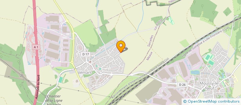 localisation de l'entreprise ODAYA  VEMARS