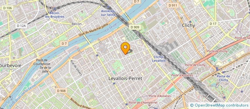 localisation de l'entreprise ODB à LEVALLOIS-PERRET