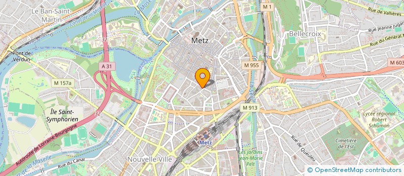 localisation de l'entreprise ODB  METZ