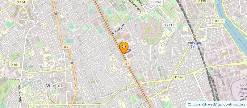 localisation de l'entreprise ODB FRANCE à VITRY-SUR-SEINE