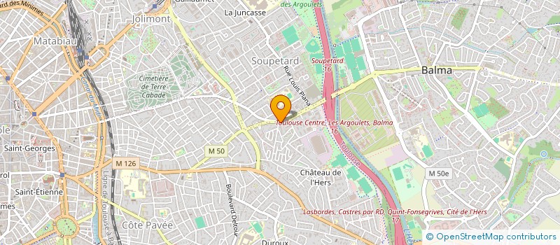 localisation de l'entreprise ODB HOLDING à TOULOUSE