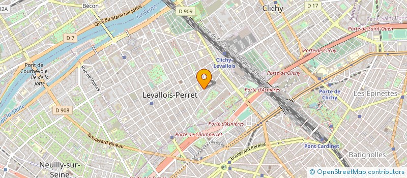 localisation de l'entreprise ODBUSSY à LEVALLOIS-PERRET