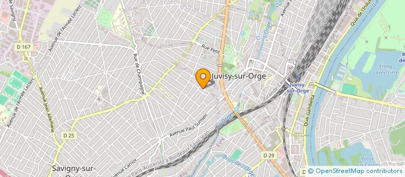 localisation de l'entreprise ODC à SAVIGNY-SUR-ORGE