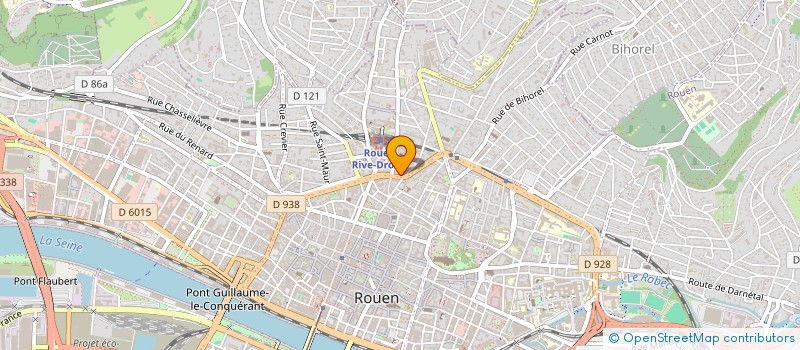 localisation de l'entreprise ODC - FONCIERE à ROUEN