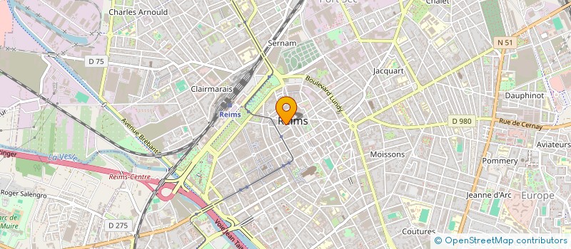 localisation de l'entreprise ODC HOLDING  EPERNAY