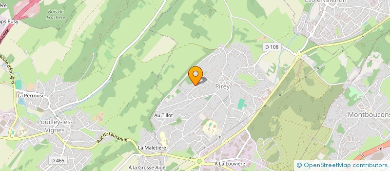 localisation de l'entreprise ODC INVESTISSEURS  GENEUILLE