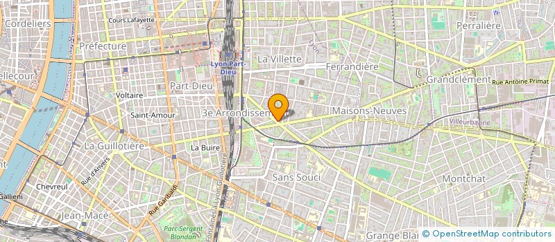 localisation de l'entreprise ODC TECHNOLOGIES  LYON