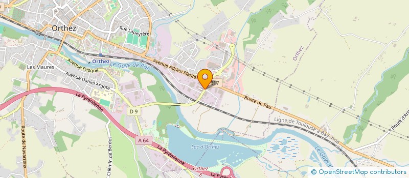 localisation de l'entreprise ODCANA  ORTHEZ