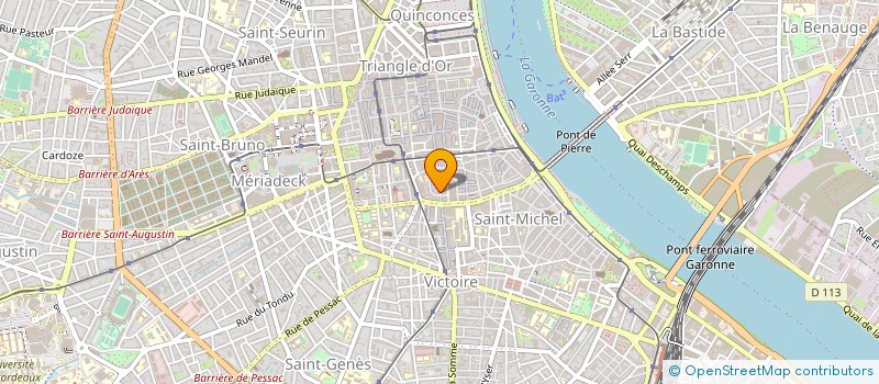 localisation de l'entreprise ODCASH  BORDEAUX