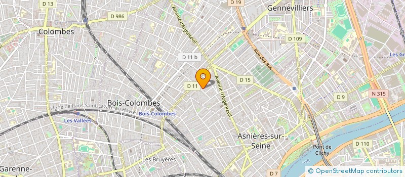 localisation de l'entreprise ODCG à ASNIERES-SUR-SEINE