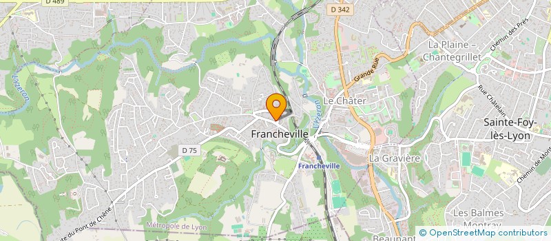 localisation de l'entreprise ODCL  FRANCHEVILLE