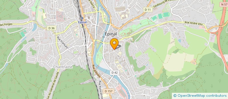 localisation de l'entreprise ODCP à EPINAL