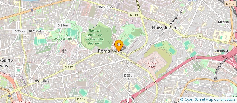 localisation de l'entreprise ODDANIM à ROMAINVILLE
