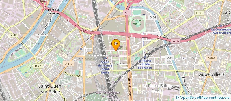 localisation de l'entreprise ODDBOX CREATION à SAINT-DENIS