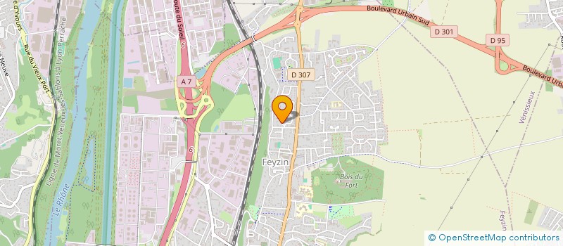 localisation de l'entreprise ODDECO  FEYZIN