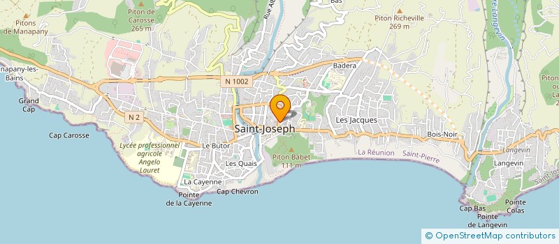 localisation de l'entreprise ODDEN à SAINT-JOSEPH