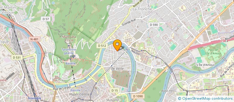 localisation de l'entreprise ODDEV à GRENOBLE