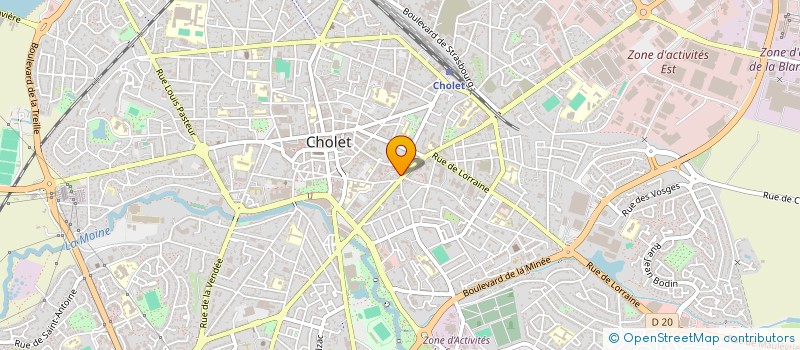 localisation de l'entreprise ODDI I à CHOLET