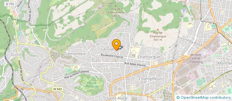 localisation de l'entreprise ODDITYLINE  CLERMONT-FERRAND