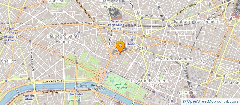 localisation de l'entreprise ODDO MADELEINE à PARIS