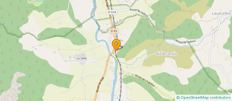 localisation de l'entreprise ODDON PARTERNS  SOLAURE EN DIOIS