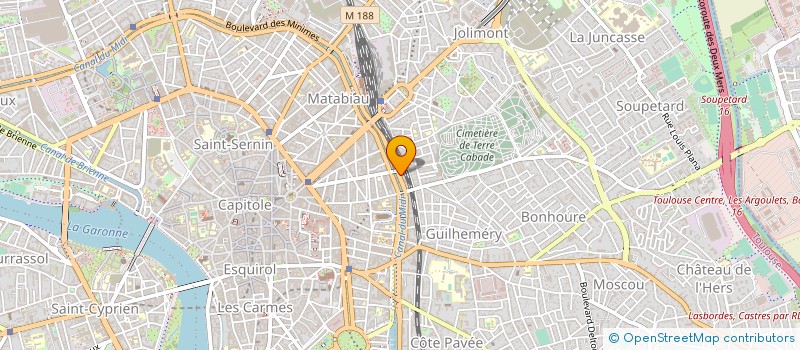 localisation de l'entreprise ODDOS à TOULOUSE