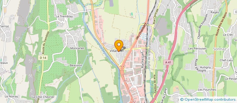 localisation de l'entreprise ODDOS PAYSAGE  VOGLANS