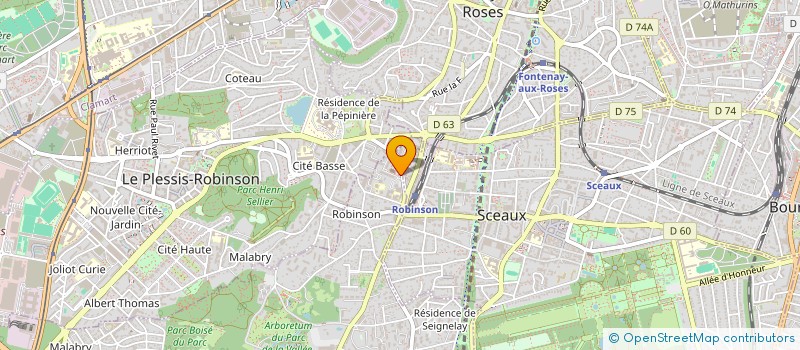 localisation de l'entreprise ODDOS PIANTONE à CHATENAY-MALABRY