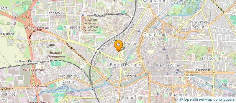localisation de l'entreprise ODDSIDE  RENNES