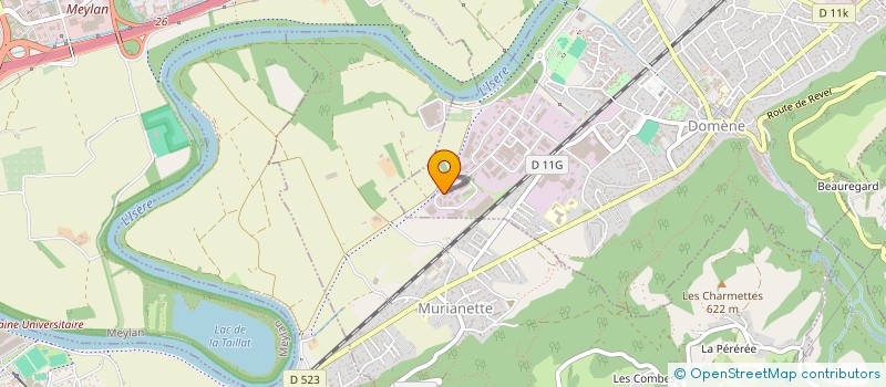 localisation de l'entreprise ODE 4  DOMENE