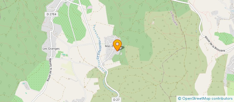 localisation de l'entreprise ODE  LA BOISSIERE