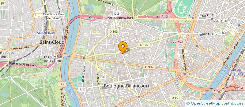 localisation de l'entreprise ODE à BOULOGNE-BILLANCOURT