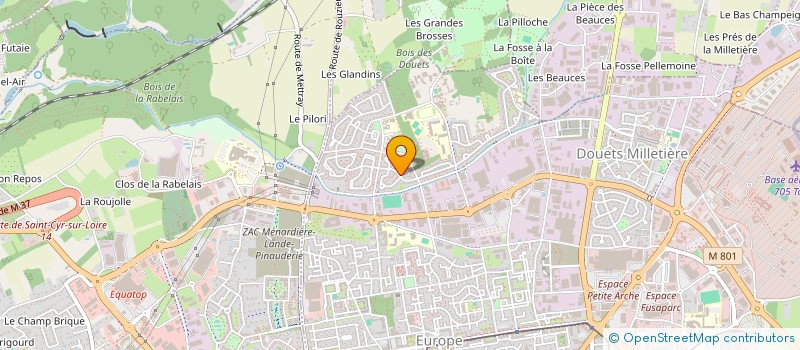 localisation de l'entreprise ODE A LA JOIE  TOURS
