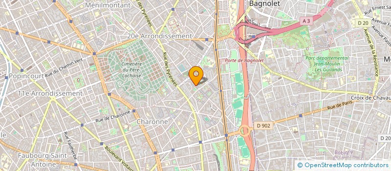 localisation de l'entreprise ODE A LA REUSSITE  PARIS