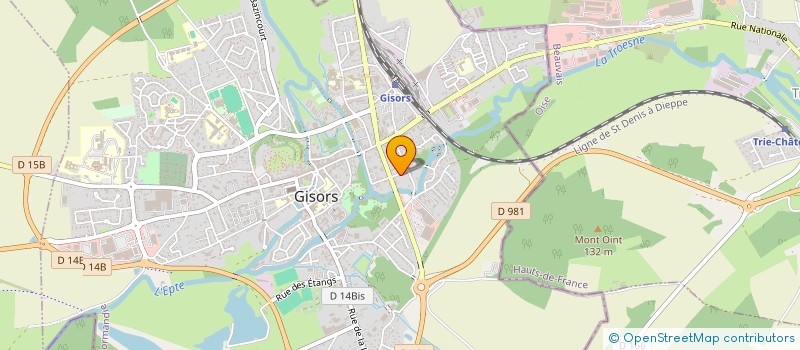 localisation de l'entreprise ODE A LA TERRE VIVANTE à GISORS