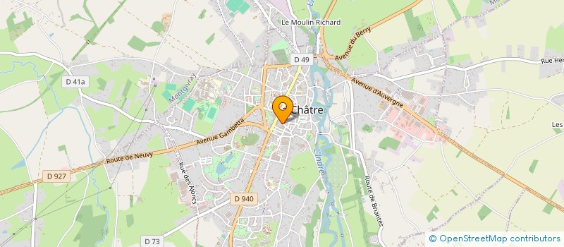 localisation de l'entreprise ODE A LA VUE à LA CHATRE