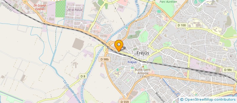 localisation de l'entreprise ODE'S à FREJUS