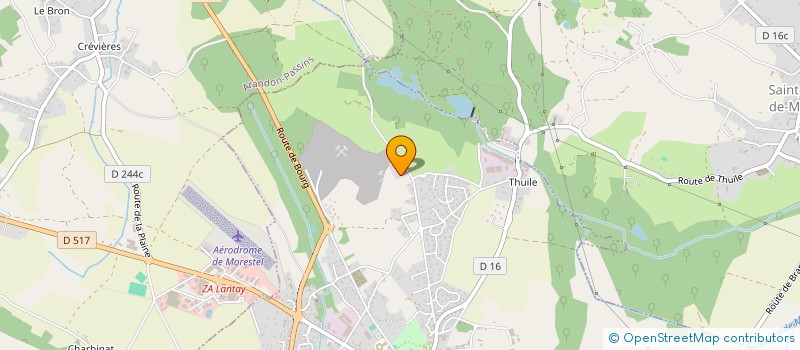 localisation de l'entreprise ODEA  MORESTEL