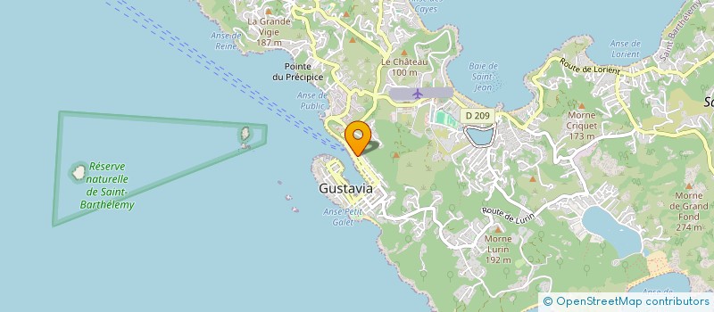localisation de l'entreprise ODEALIM CARAIBES à SAINT-BARTHELEMY